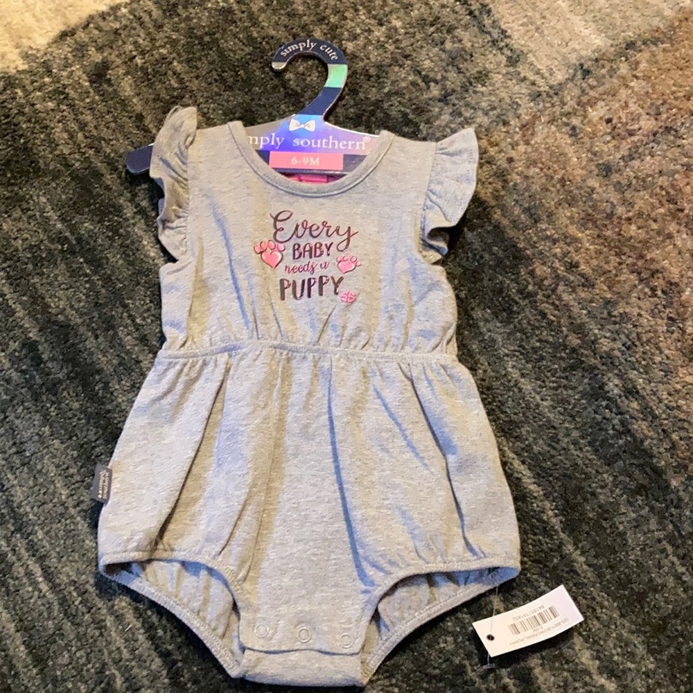 Simply Southern Infant Girl Summer Rompers NWT